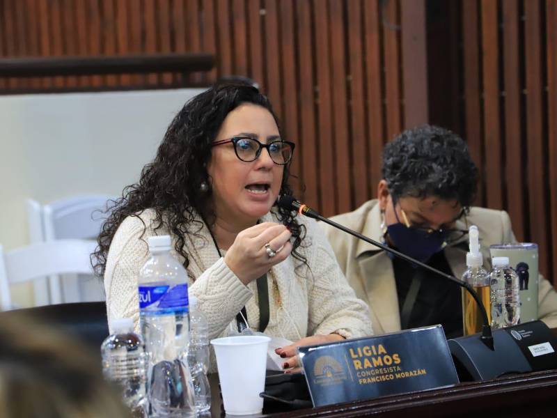 Diputada Ligia Ramos, del Partido Salvador de Honduras.