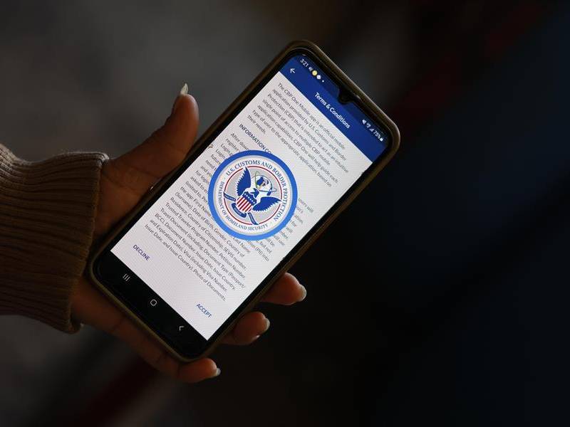 La aplicación CBP One dejó de funcionar tras la investidura de Donald Trump como presidente de EEUU.