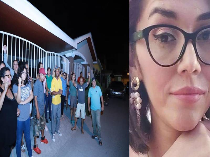 Vecinos de la doctora pidieron anoche justicia.