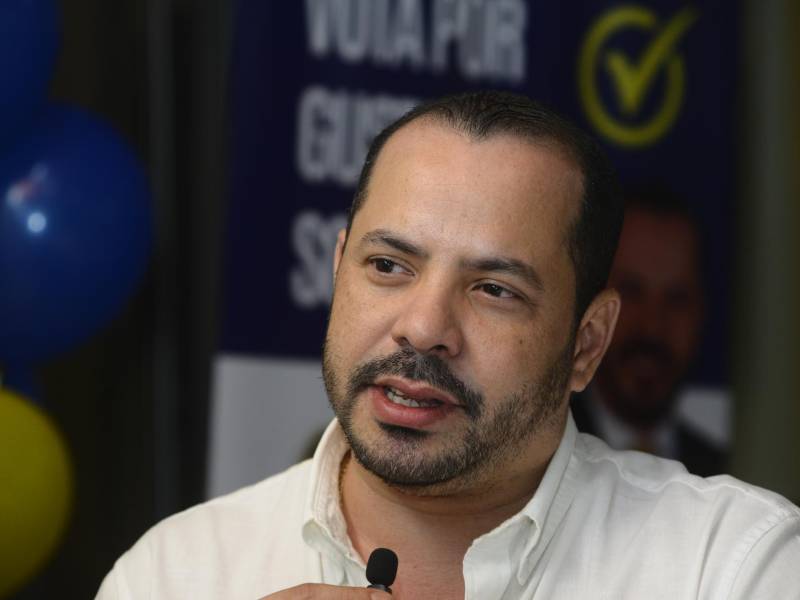 Gustavo Solorzano, candidato a la presidencia del Colegio de Abogados de Honduras por el frente Patria y Justicia.