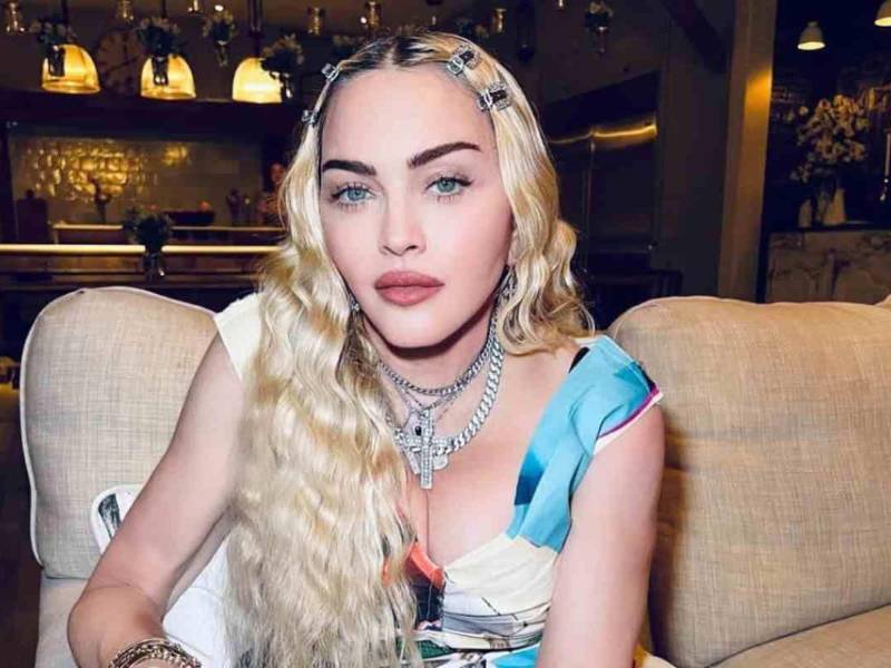 La cantante, actriz, productora y escritora estadounidense, Madonna.