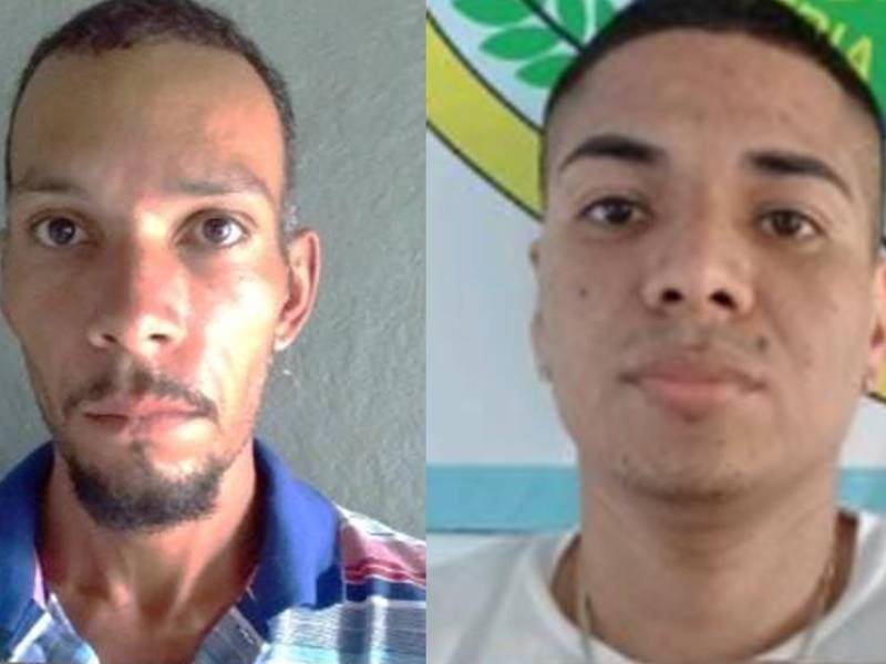 Edwin Samuel Flores Fúnez y Maycon Margony Paz Serrano.