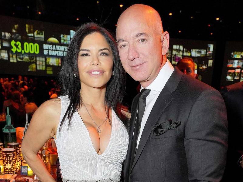 Lauren Sánchez y Jeff Bezos en una foto de archivo.