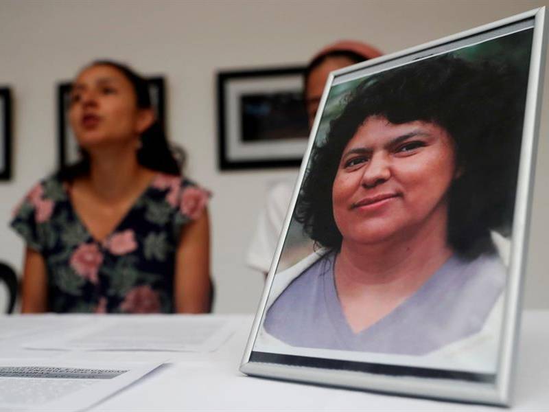 Bertha Zúñiga, hija de la activista Berta Cáceres en una fotografía de archivo.