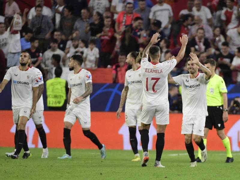 El Sevilla obtuvo su primera victoria en Champions League.