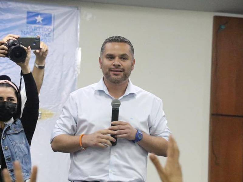 David Chávez, presidente del Partido Nacional.