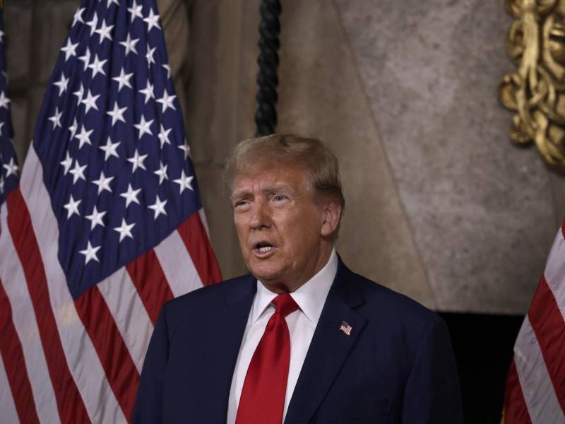 Trump busca la nominación republicana para disputar las elecciones presidenciales en noviembre próximo.