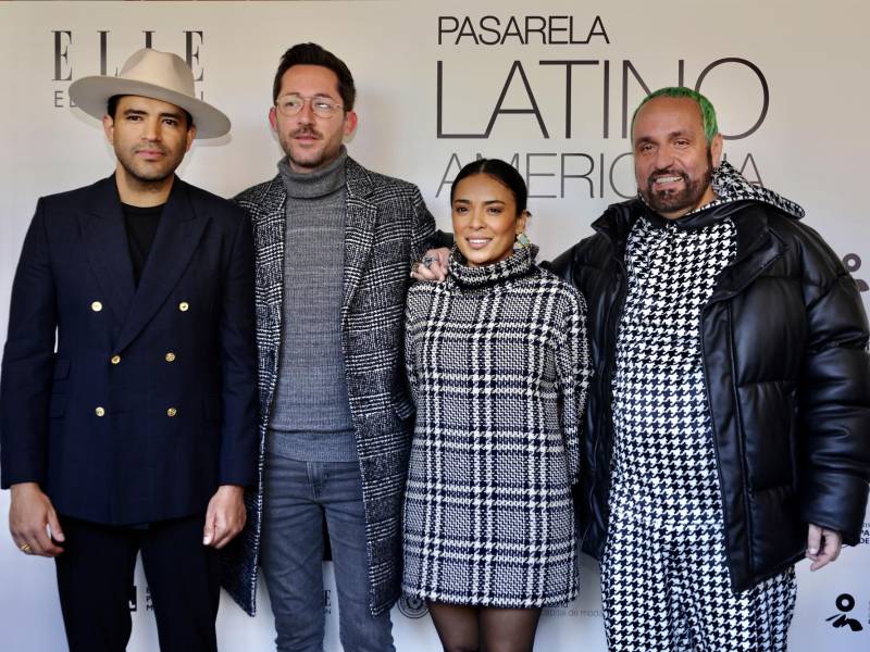 Alejandro Medrano, Director y Productor de Pasarela Latinoamericana, Tony Espada, Makeup Artist &amp; Hairstylist, Duly Romero, hiseñadora hondureña y Maison Mesa, diseñador español.