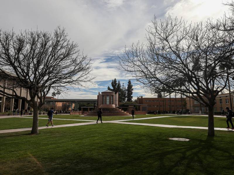 La Universidad Estatal de Arizona tiene una de las mayores cantidades de estudiantes internacionales. (Adriana Zehbrauskas para The New York Times)