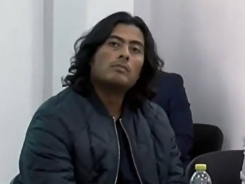 El hijo del presidente de Colombia en una audiencia judicial este martes.