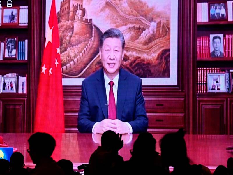 Xi pronunció este domingo su discurso de Año Nuevo destacando los logros de China.