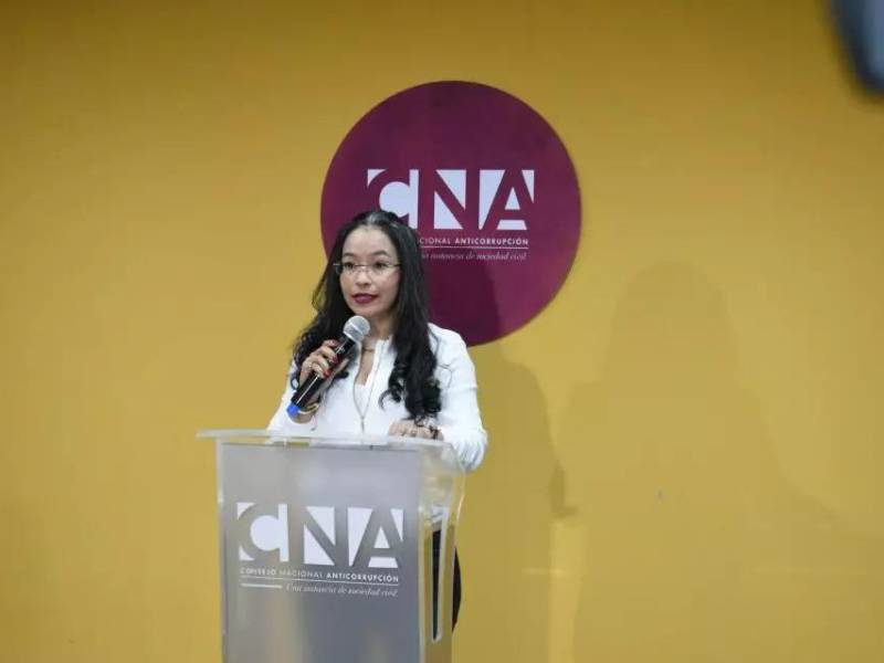Gabriela Castellanos, directora del Consejo Nacional Anticorrupción (CNA).