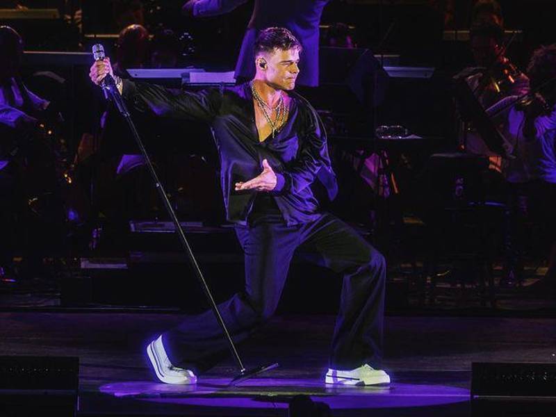 El cantante Ricky Martin.