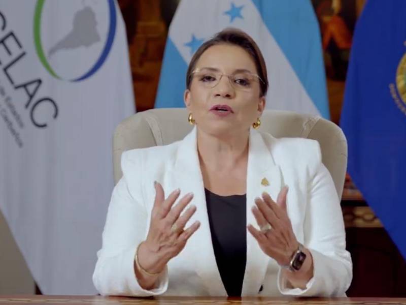 La presidente de Honduras, Xiomara Castro.