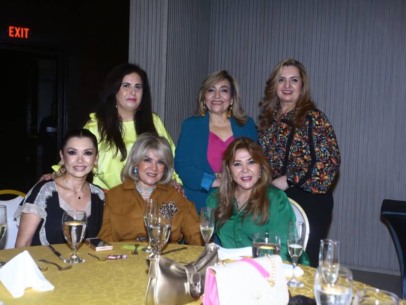 Rosa María Kattán, Dilna Bulnes, Sherly Paz, Marna Schmidt, Suyapa Chiovelli y Ruth Rápalo