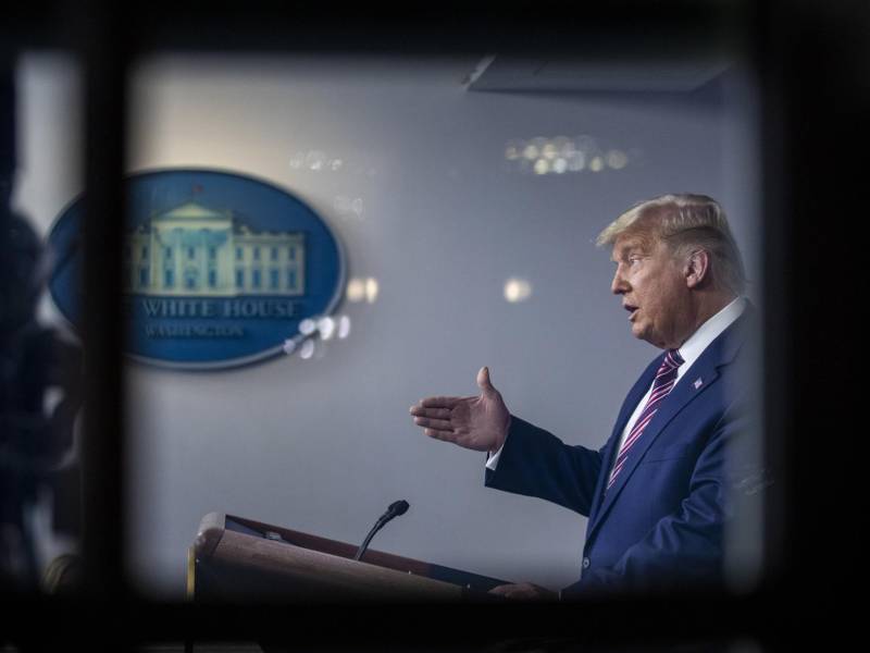 <b>Donald Trump, presidente de los Estados Unidos. Fotografía de archivo. EFE/EPA/SHAWN THEW</b>