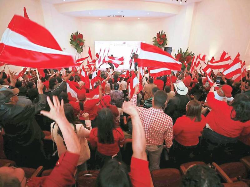 Reunión del Partido Liberal de Honduras | Fotografía de archivo