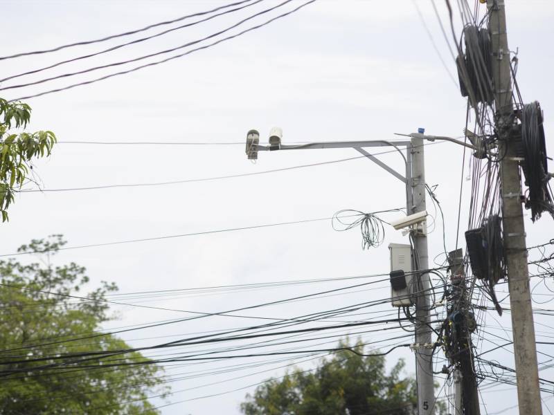 El 20 por ciento de las cámaras 800 instaladas por el Sistema Nacional de Emergencia en San Pedro Sula están inactivas.