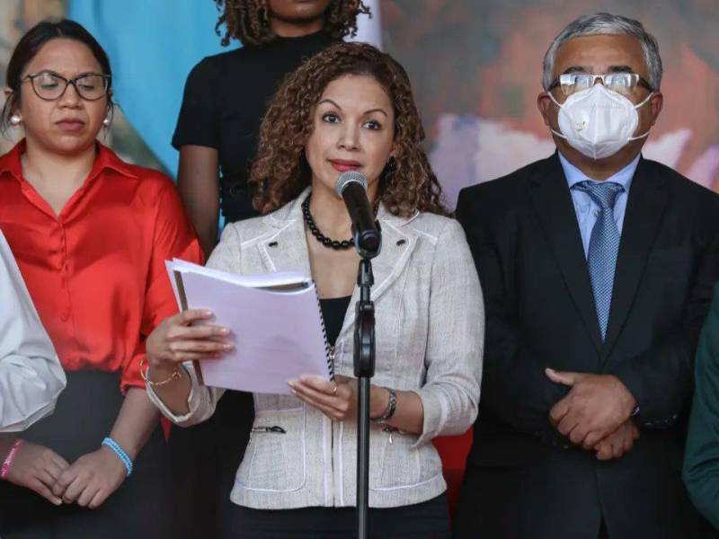 Natalie Roque, ministra de Derechos Humanos.