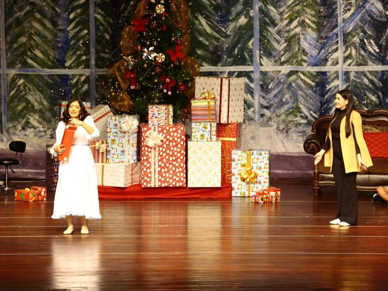 Diana Sorto Dance Studio y Luque Music Studio fueron los organizadores del mágico evento, “El cascanueces y las zapatillas mágicas”, un evento que juntó diferentes expresiones artísticas como la danza, la música, el teatro y la pintura. Los alumnos de las academias mencionadas crearon una impresión artística rimbombante, la cual atrajo la atención de los visitantes.