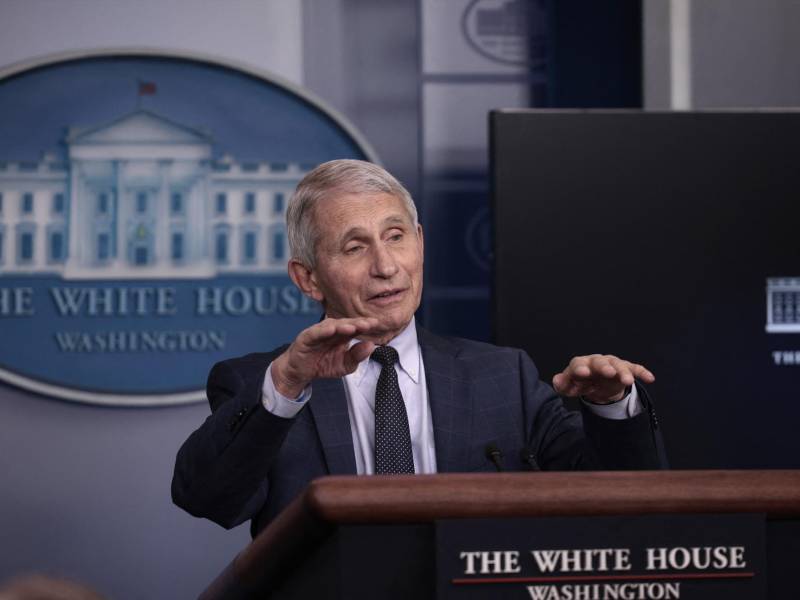 El principal asesor de la Casa Blanca para la pandemia, Anthony Fauci.