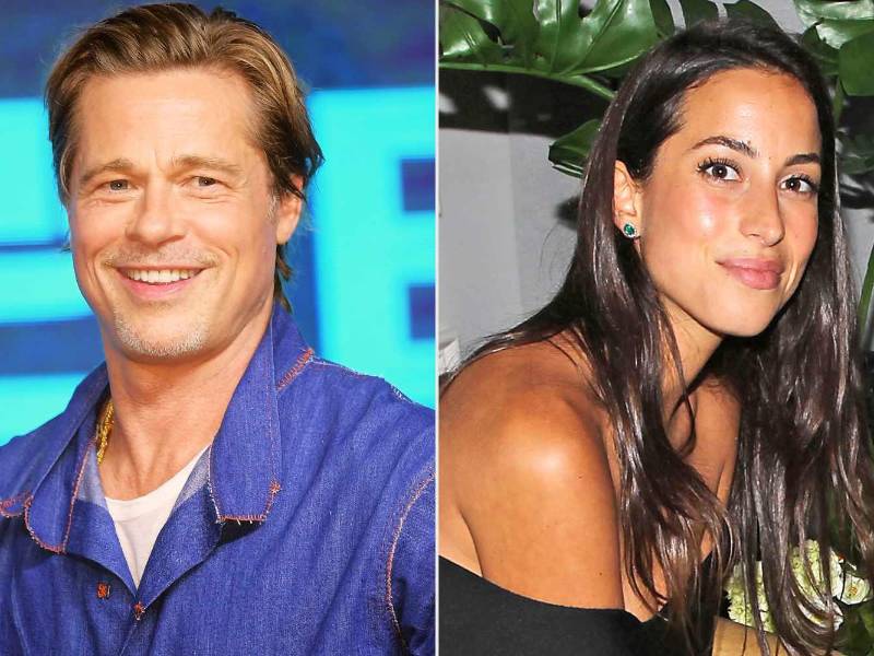 El actor Brad Pitt y la empresaria Inés de Ramón.