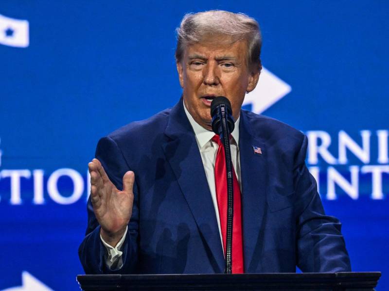 Trump busca la nominación republicana para las elecciones presidenciales de 2024.