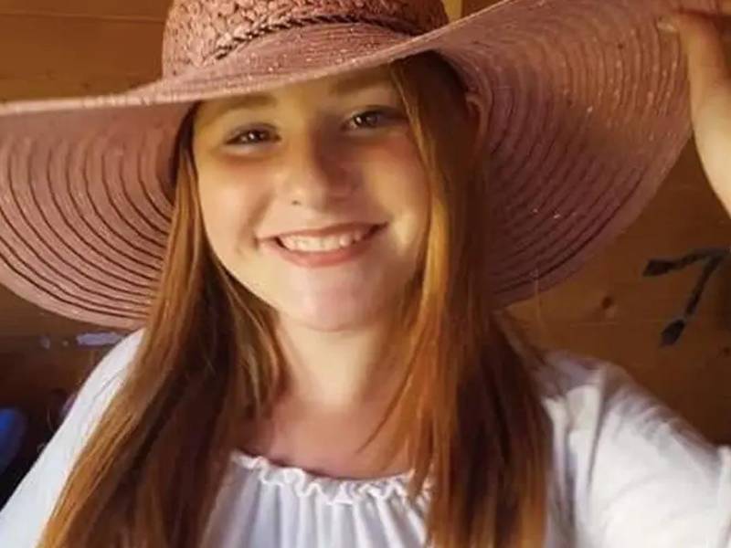 Foto en vida de Amber Gibson.