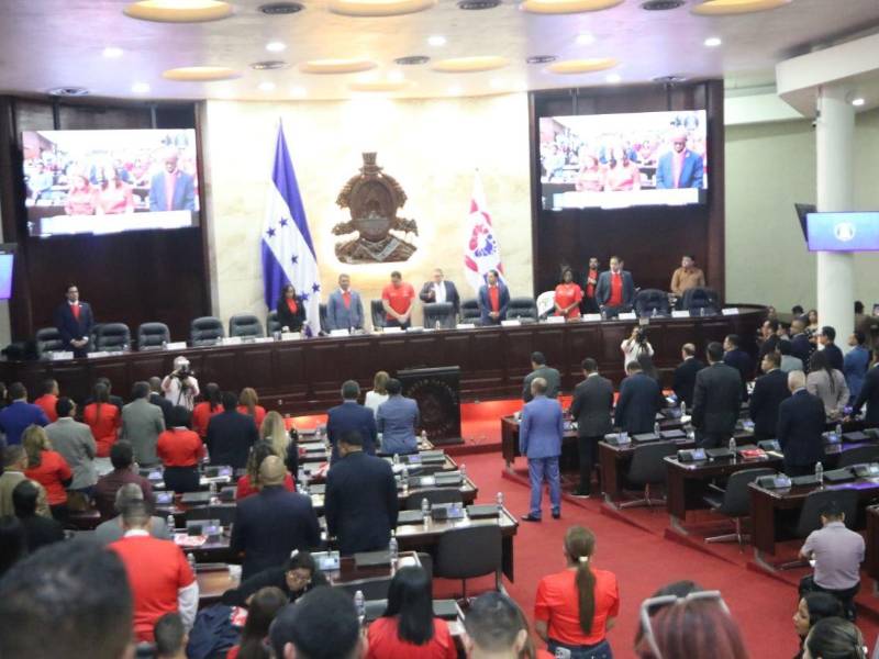 Fotografía de archivo de una sesión legislativa en el Congreso Nacional.