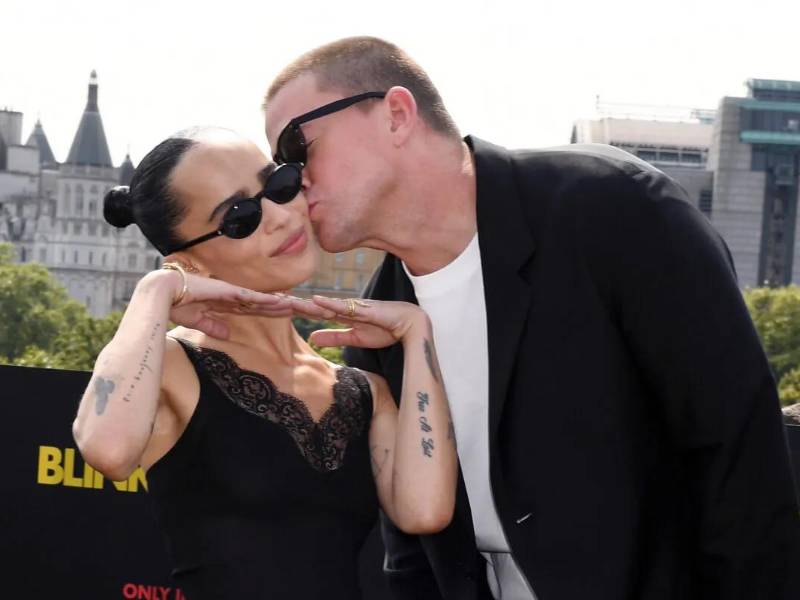 Zoë Kravitz y Channing Tatum en una foto de archivo.