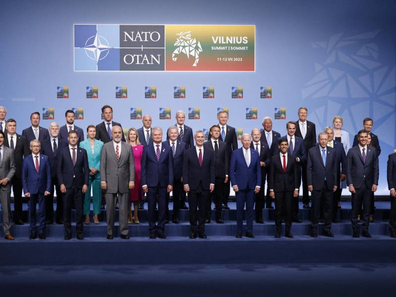 Los miembros de la Alianza reunidos este martes en la cumbre celebrada en Vilna.