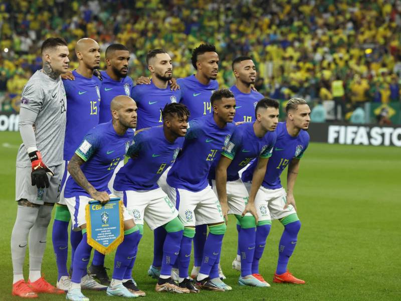 El 11 titular de Brasil que perdió 1-0 ante Camerún por la tercera jornada de la fase de grupos del Mundial de Qatar.