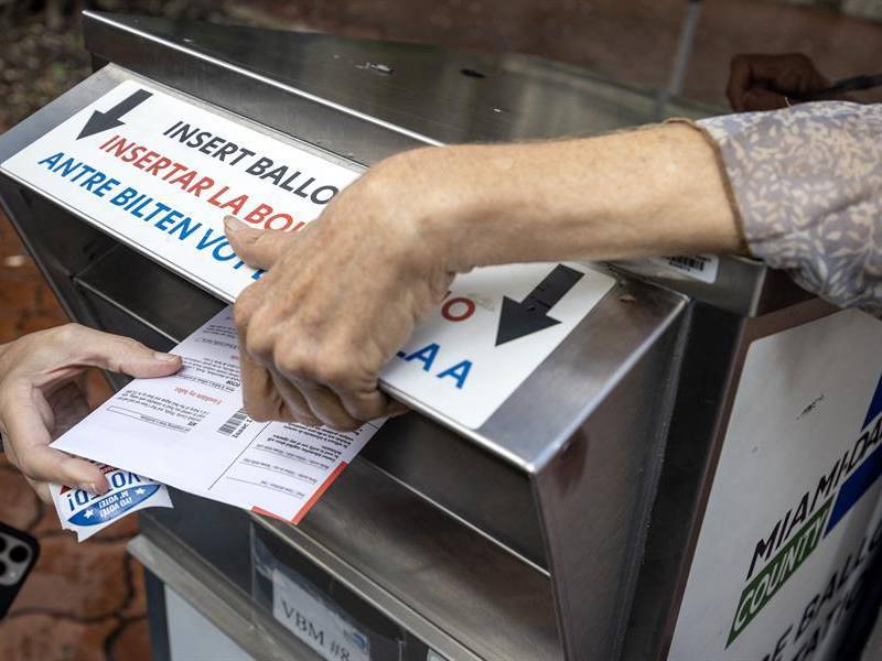 La votación anticipada y por correo ya inició en varios estados para las presidenciales del próximo 5 de noviembre.