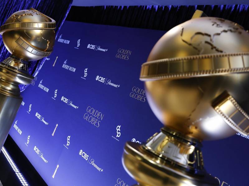 Fotografía de archivo de las estatuas de los Globos de Oro. EFE/EPA/Caroline Brehman
