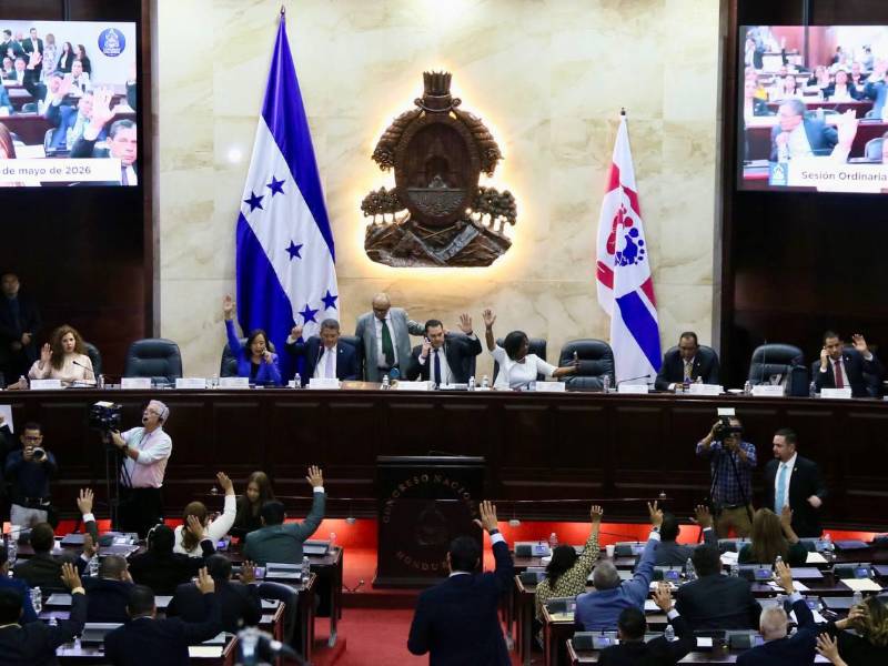 Sesión del Congreso Nacional durante la discusión de reformas penales orientadas al combate de la extorsión y el crimen organizado en el país.