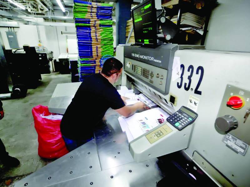 Las papeletas se imprimen desde el pasado 9 de febrero que el CNE supervisó el proceso.