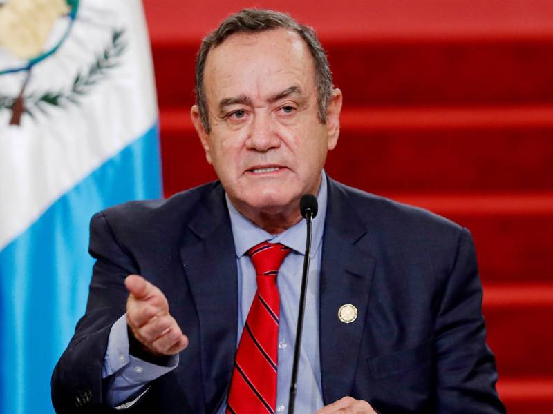 Alejandro Giammattei, presidente de Guatemala.