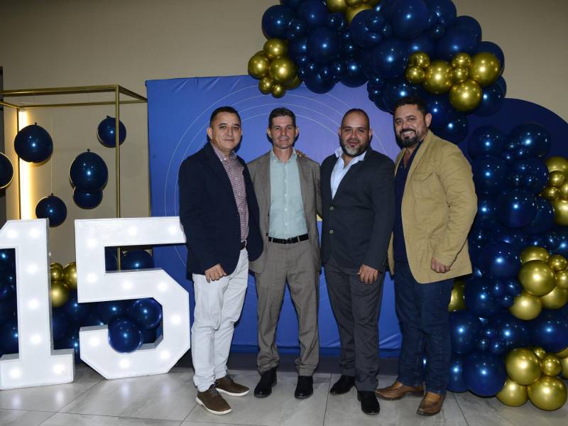 Los directivos de ASI: Dennis Chávez, Mike Zen, Juan Jerezano y Felipe Trundle.