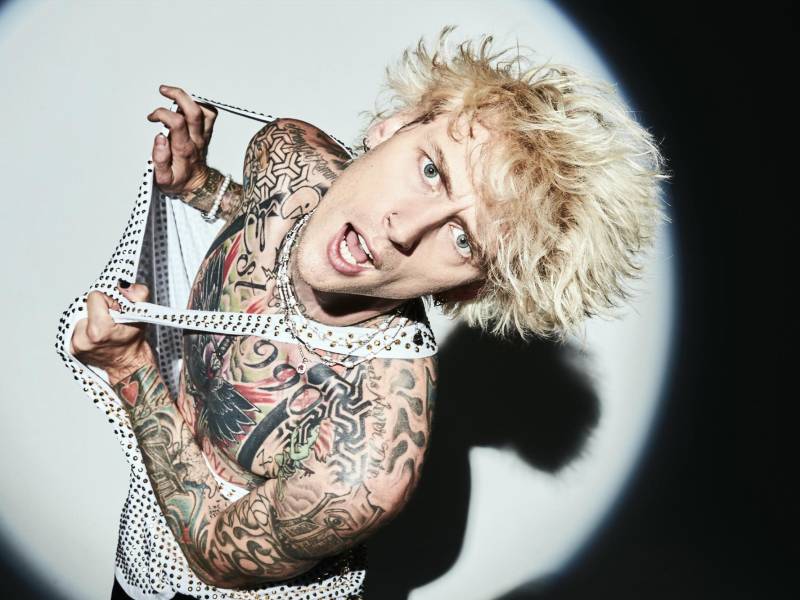 El rapero estadounidense Machine Gun Kelly.
