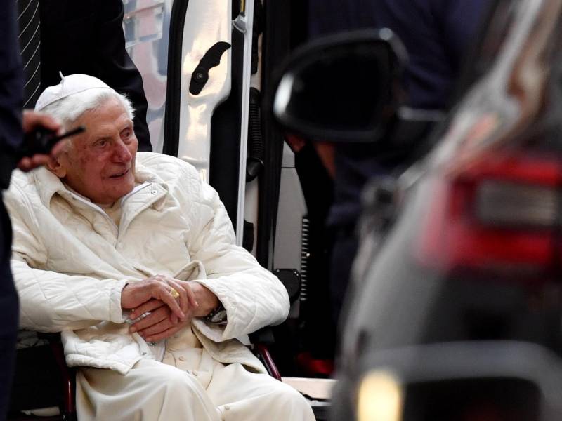 El papa emérito Benedicto XVI. Fotografía: EFE/EPA/PHILIPP GUELLAND