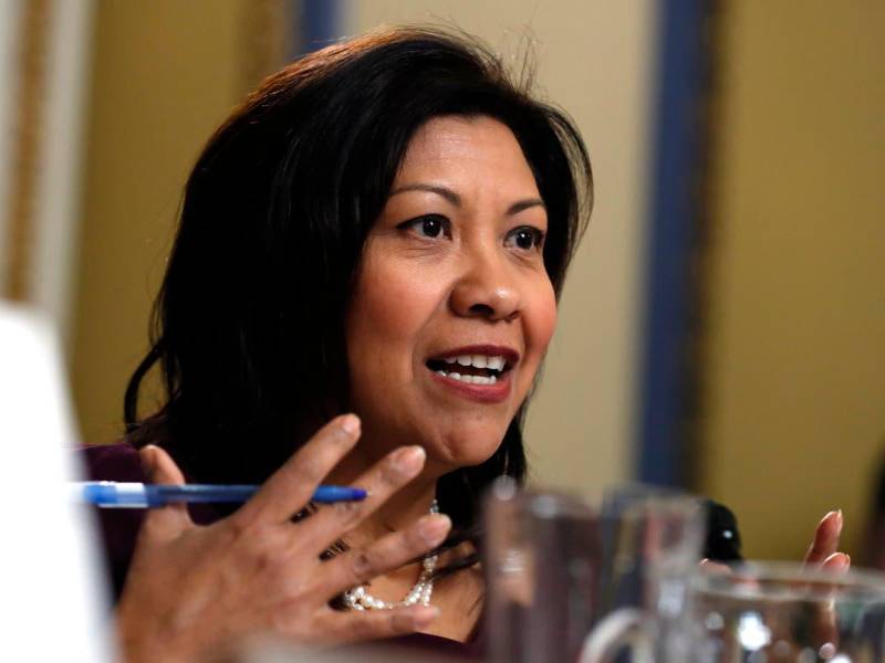 La congresista demócrata, Norma Torres.