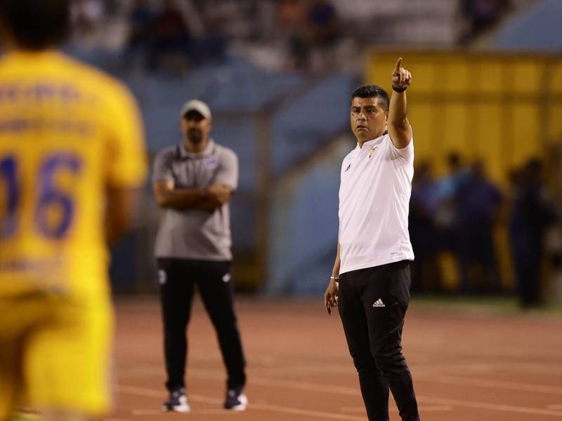 ‘Chima’ Ruiz en el duelo de ida de los cuartos de final de la Liga de Campeones por la Concacaf ante Motagua.