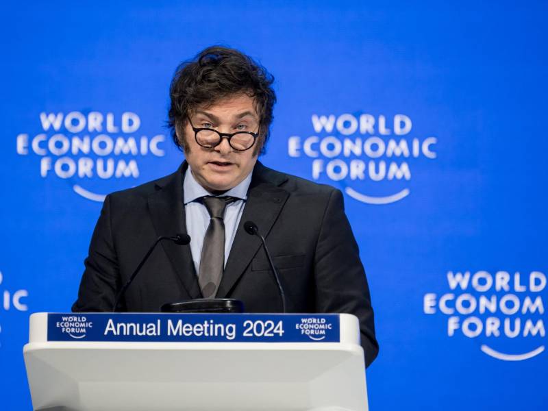Milei era uno de los líderes latinoamericanos más esperados en el Foro de Davos.