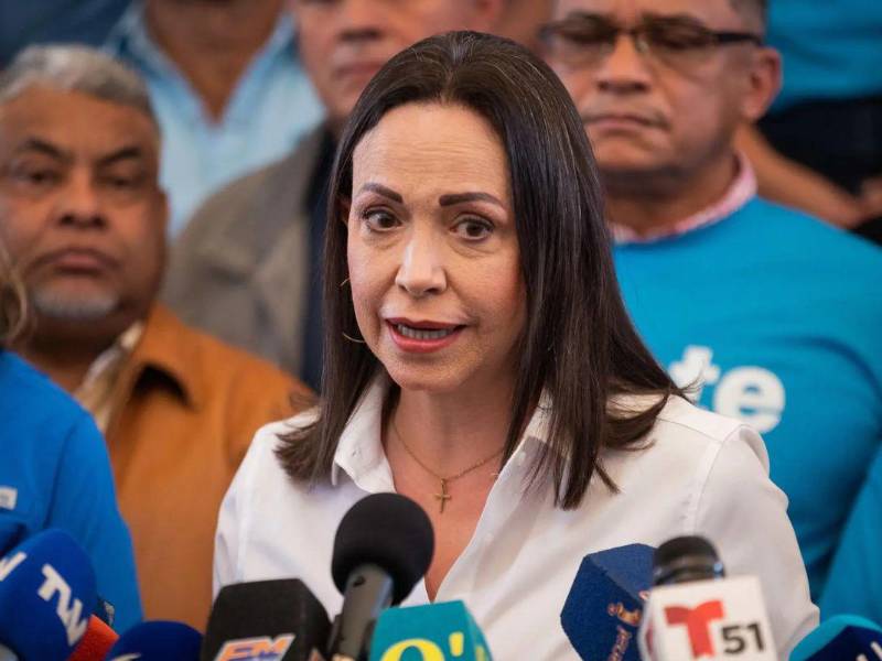 La líder opositora venezolana, María Corina Machado, ganadora del Premio Nobel de la Paz.