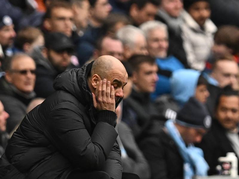 Pep Guardiola, entrenador del Manchester City.