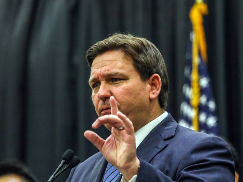 El gobernador de Florida, Ron DeSantis. Foto: EFE
