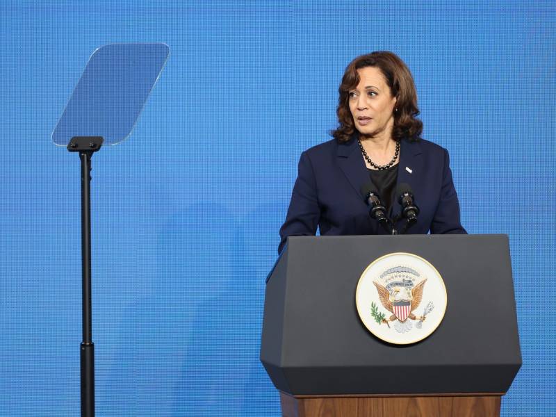 Kamala Harris, vicepresidenta de Estados Unidos. Fotografía: EFE