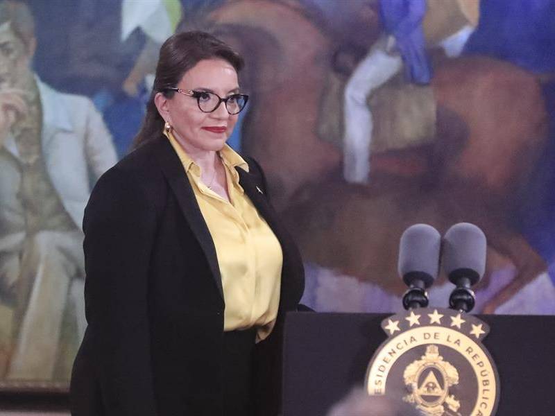 La presidenta de Honduras, Xiomara Castro.