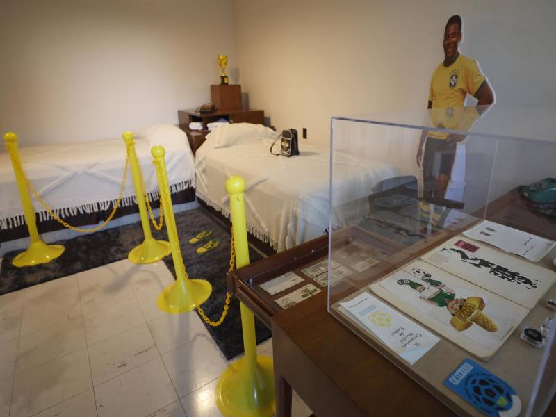 Fotografía que muestra este jueves, la habitación donde se hospedó Pelé durante el Mundial de México-70 en Ciudad de México (México). EFE/ Sáshenka Gutiérrez