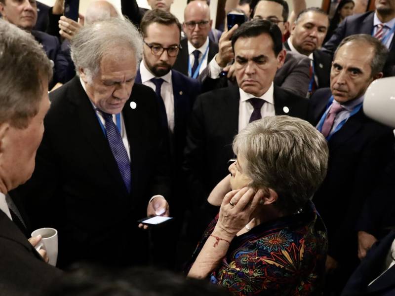 Luis Almagro, secretario general de la Organización de Estados Americanos (OEA), participA en la reunión extraordinaria de cancilleres por la situación de Guatemala.